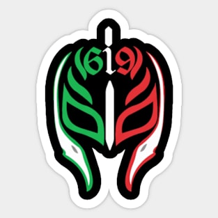 619 Mask Sticker